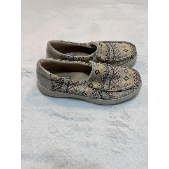 Skechers Bobs  Womens Girls Point Proven Memory Foam Slip On Shoes Loafers 6 - Picture 6 of 8